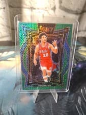 2024-25 Panini Select - Concourse Jared McCain #82 Green Mojo Prizm (RC)