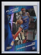 2022 2021-22 Panini Player of the Day Shai Gilgeous-Alexander #35