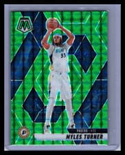 2024-25 Panini Mosaic Prizm Myles Turner #153 Green