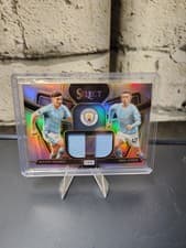 2023-24 Panini Select FIFA - Dual Swatches Phil Foden, Julian Alvarez #DS-MC