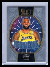 2025 2024-25 Panini Select Neon Icons LeBron James #7