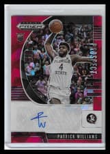 2020 Panini Prizm Draft Picks Patrick Williams #PA-PW Autograph RC