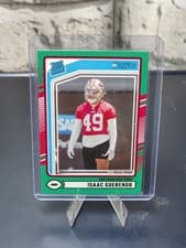 2024 Panini Donruss - Rated Rookie Isaac Guerendo #336 Press Proof Green (RC)