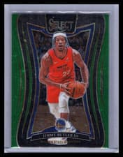 2025 2024-25 Panini Select Prizm Jimmy Butler III #362 Green Mezzanine