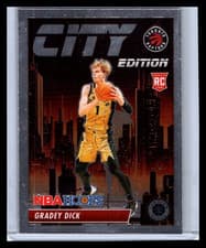 2024 2023-24 Panini Hoops City Edition Gradey Dick #6 RC