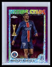 2023 2025 Topps Chrome Future Stars Bradley Barcola #FS-17 Refractor