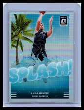 2025 2024-25 Panini Donruss Optic Prizm Splash! Luka Dončić #1 Silver