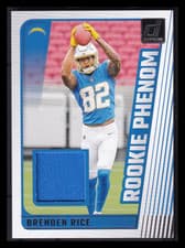 2024 Panini Donruss Football Brenden Rice #RPJ-BRI Patch