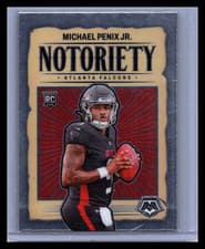 2024 Panini Mosaic Notoriety Michael Penix Jr. #20 RC