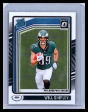 2024 Panini Donruss Optic Rated Rookie Will Shipley #298