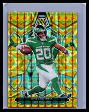 2024 Panini Mosaic Prizm Breece Hall #170 Yellow Reactive