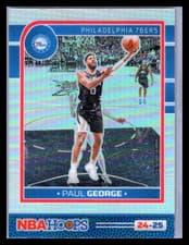 2024-25 Panini NBA Hoops Paul George #81 Silver