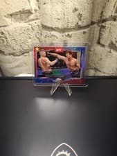 2025 Topps UFC Shavkat Rakhmonov #125 Red/White/Blue Prizm Near Mint or Better