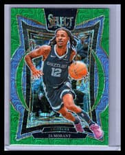2025 2024-25 Panini Select Prizm Concourse Ja Morant #60 Green