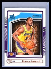 2024-25 Panini Donruss Rated Rookie Bronny James Jr. #243
