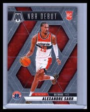 2025 Panini Mosaic NBA Debut Alexandre Sarr #254 RC