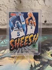 2023-24 Panini Nba Hoops Premium Stock - Sheesh Anthony Edwards #19 Silver Prizm