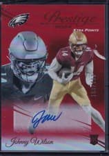 2024 Panini Prestige Rookies Xtra Points Red Auto #373 Johnny Wilson /199 Rookie