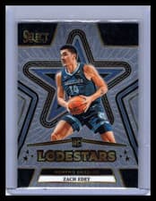 2025 2024-25 Panini Select Lodestars Zach Edey #2 RC