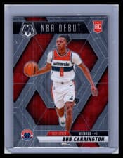 2025 2024-25 Panini Mosaic NBA Debut Bub Carrington #259 RC