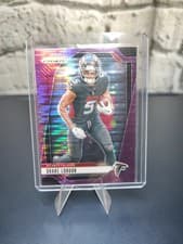 2023 Panini Prizm Football Drake London #12 Pink Prism Near Mint or Better