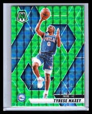 2025 2024-25 Panini Prizm Mosaic Tyrese Maxey #23 Green