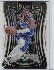 2025 2024-25 Panini Select Prizm Damian Lillard #330 Mezzanine Level 005/125