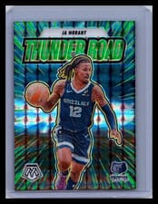 2025 2024-25 Panini Mosaic Prizm Thunder Road Ja Morant #10 Green