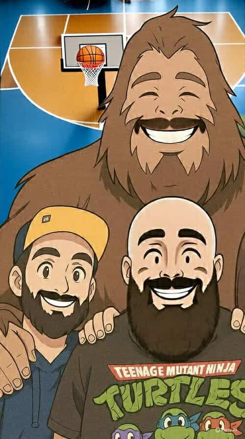Cody Wise and David Delgadillo, the founders of Bigfoot Boys Cards