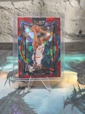 2024-25 Panini Select - Concourse OG Anunoby #11 Red Cracked Ice Prizm