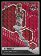 2021 2020-21 Panini Mosaic Prizm CJ Elleby #232 Red RC