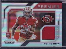 2021 Panini Prizm Premier Trey Sermon #PJ-30 Clothing Patch