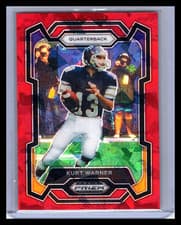 2024 Panini Prizm Draft Picks Kurt Warner #1 Red Mosaic