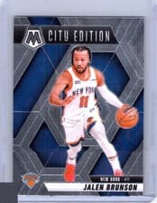 2025 2024-25 Panini Mosaic City Edition Jalen Brunson #284