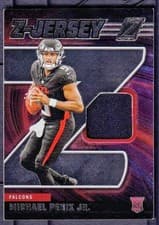 2024 Panini Zenith Z-Jersey Michael Penix Jr. #ZJ10 Jersey Patch RC