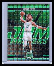 2025 2024-25 Panini Prizm Mosaic Jam Masters Jayson Tatum #15 Green