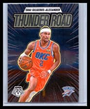 2025 2024-25 Panini Mosaic Thunder Road Shai Gilgeous-Alexander #7