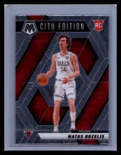 2025 2024-25 Panini Mosaic City Edition Matas Buzelis #273 RC
