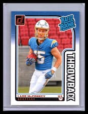 2024 Panini Donruss Rated Rookie Throwback Ladd McConkey #23