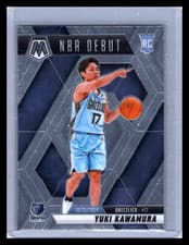 2025 2024-25 Panini Mosaic NBA Debut Yuki Kawamura #265 Silver RC