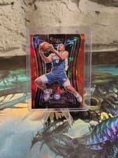 2024-25 Panini Select - Mezzanine Tyrese Maxey #364 Red Cracked Ice Prizm