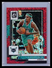 2023 2022-23 Panini Donruss Optic Prizm PJ Washington Jr. #172 Red Sparkle