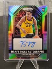 2023-24 Panini Prizm Draft Picks - Draft Picks Autographs Kris Murray Silver
