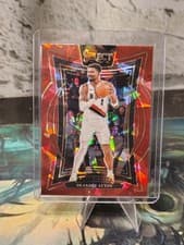 2024-25 Panini Select - Concourse Deandre Ayton #53 Red Cracked Ice Prizm