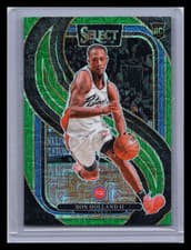 2025 2024-25 Panini Select Prizm Ron Holland II #198 Green Premier RC