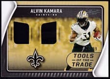 2021 Panini Absolute - Tools of the Trade Double #TTD19 Alvin Kamara 73/99 (MEM)