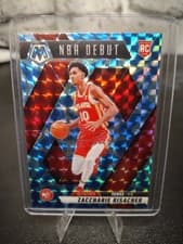 2024-25 Panini Mosaic - NBA Debut Zaccharie Risacher #269 Reactive Blue...