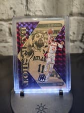 2024-25 Panini Mosaic Basketball Trae Young #13 Prizm Bank Shot 99/99