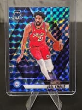 2024-25 Panini Mosaic - Joel Embiid #152 Reactive Blue Mosaic Prizm