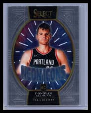 2025 2024-25 Panini Select Neon Icons Donovan Clingan #21 RC